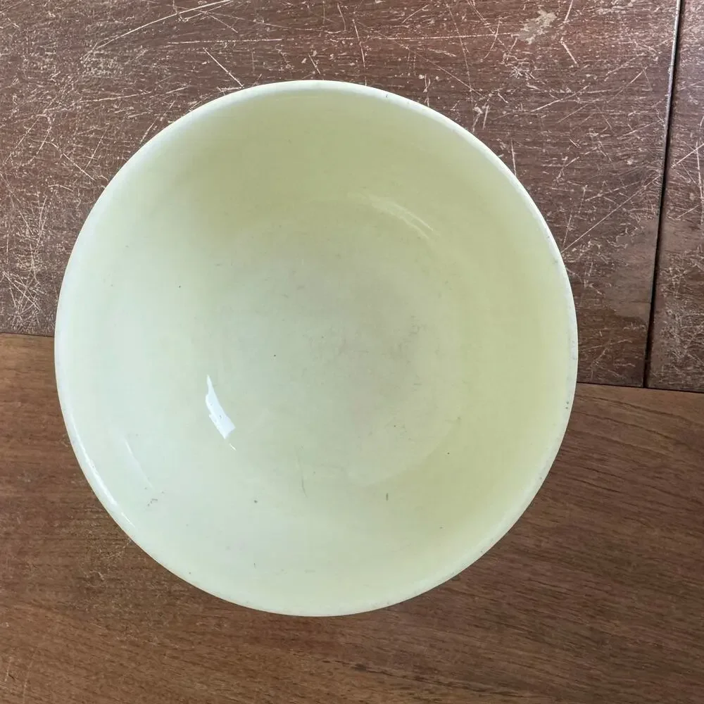 Hall's Superior Kitchenware Mary‎ Dunbar Fall Jewel Tea Autumn Leaf Bowl Uranium